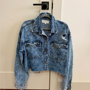 VERVET Studded Denim Jacket